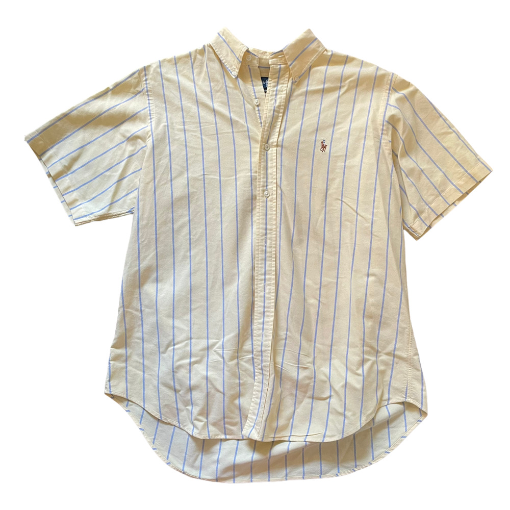Polo Ralph Lauren Button Down M Mens Shirt Yellow